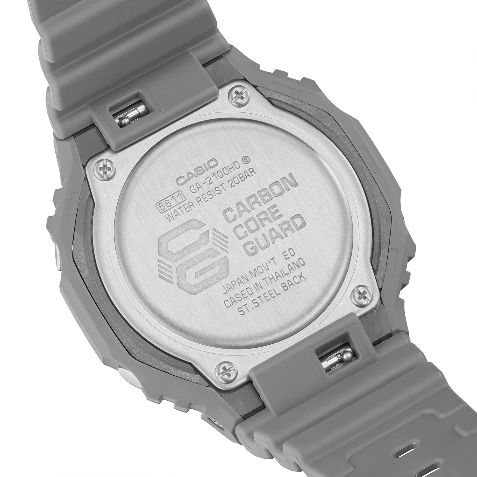 Casio Relogio G-SHOCK GA-2100HD-8ADR Cinza Sint -3-